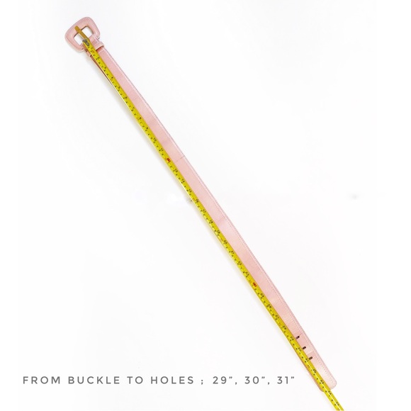 Escada Pink Leather Belt - Picture 9 of 11